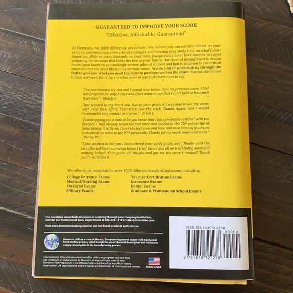 Like new. Test preparation for the National Certified Medical Assistant Exam. - Picture 2 of 3